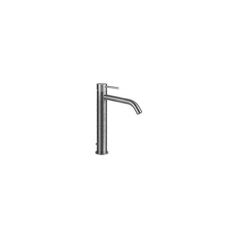 Trame High Basin Mixer With Long Spout And Drain With Gessi Connection