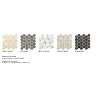 MARMOREA2 AMANI GREY 30X30 MOSAICO ESAGONI LUCIDATO/R - FIORANESE CERAMICA MM8MS3L