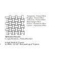 PRESTIGE ARABESCATO EFFECT MOSAICO WEAVE Ceramica Fioranese M33MS2L