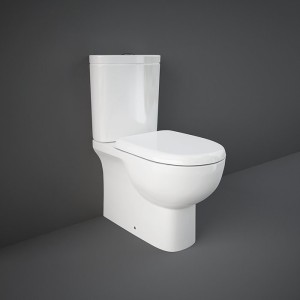 WC Clouse-Coupled FLOOR STANDING TONIQUE BACK TO WALL TQ16AWHA + Cistern Rak Ceramics RAK CERAMICS - 1