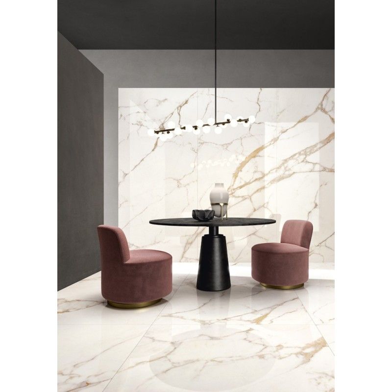 SLIMTECH DELIGHT CALACATTA ORO CHAIN D POLI 260X120 - Lea Ceramiche LS6DL55 LEA CERAMICHE - 1