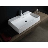 GSG ZENITH Lavabo ZENITH bordo fino monoforo cm 50 50X46