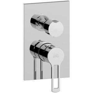 Ringo - West Built-in shower mixer 3 outlets Cromo - Paffoni RIN 019CR RUBINETTERIA PAFFONI - 1