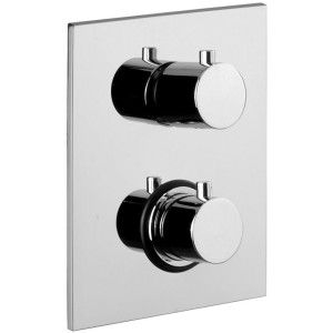 Light Concealed thermostatic shower Mixer 3 outlets Cromo - Paffoni LIQ 519CR RUBINETTERIA PAFFONI - 1