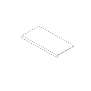PURITY OF MARBLE SUPREME DARK LUX GRADINO 33X120 - SUPERGRES PSDG CERAMICHE SUPERGRES - 1