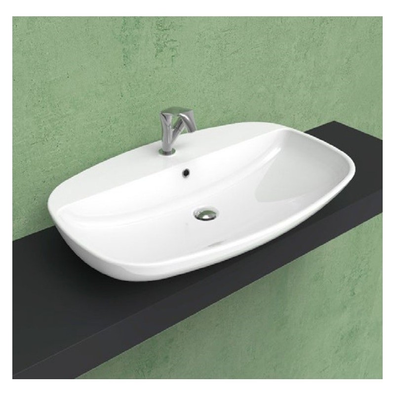 LAVABO 85 NUDA BIANCO - Ceramica Flaminia 