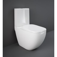 MONOBLOCK WC Back to wall RIMLESS DES HIDDEN FIXINGS 64x38x42cm + CISTERN Rak Ceramics