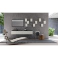 Badezimmerschrank Komposition LIME 1.0 210cm Nobilitato Bianco - AZZURRA Arredobagno AZZURRA GROUP - 1