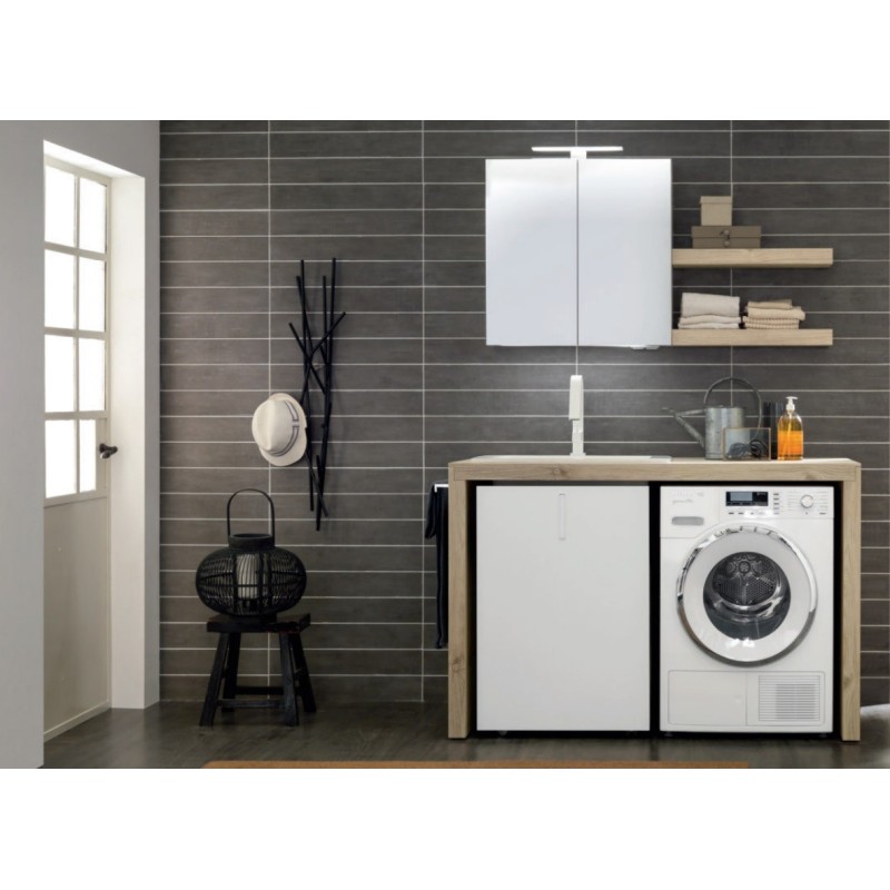 Mobile bagno con spazio lavatrice - Arredamento e Casalinghi In vendita a  Bergamo