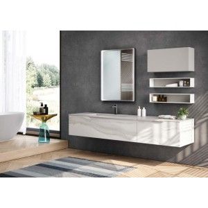 MOBILE BAGNO SOSPESO 140 CM ROVERE CHIARO - HAFRO GEROMIN