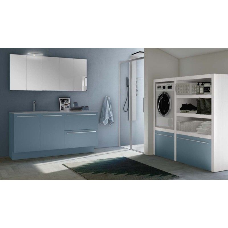 Armoire à linge - Store - H200xL173xP65 cm Composition STO 05 - Hafro - Geromin