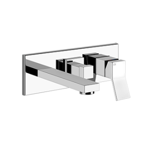RETTANGOLO K External part GESSI 2-way wall-mounted bathtub mixer