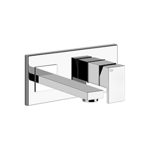 RETTANGOLO Außenteil Wandmischer mit personalisiertem Auslauf ohne GESSI-Ablaufgarnitur