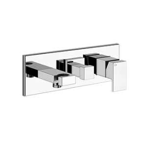 RETTANGOLO SHOWER External part GESSI 2-way wall-mounted shower mixer