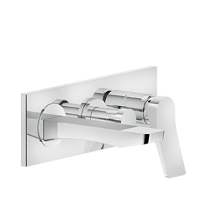 RILIEVO External part 2-way wall-mounted bathtub mixer with GESSI diverter