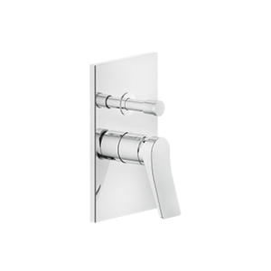 RILIEVO External part 2-way wall mounted mixer with GESSI bathroom / shower automatic diverter