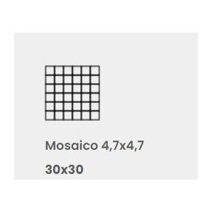 Karnis MOSAIC 4,7x4,7 Charcoal POLISHED 30x30 - CERDOMUS 97397 CERDOMUS - 1