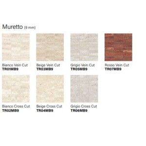 TRAVERTINI GRIGIO CROSS CUT MURETTO 9MM 30X30 - ITALGRANITI GROUP TR06MB9 ITALGRANITI GROUP - 1