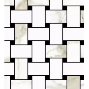 MARMI SELECT white calacatta shape Polished Rectified 30X30 FMG LU308798 FMG IRIS - 1