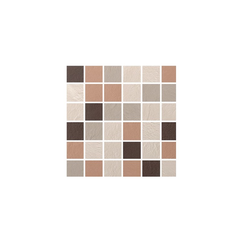 COLOR STUDIO 30X30 MOSAICO 4,7 WARM MIX 6MM - PORCELAINGRES X370WARMX6 PORCELAINGRES - 1