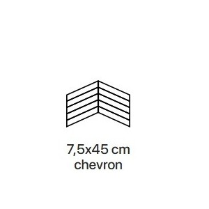 ARKIGEO LIBRA CHEVRON A+B 7,5x45 - CERAMICHE MARCA CORONA J790 CERAMICHE MARCA CORONA - 1
