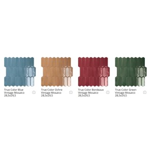 TRUE COLOR BLUE VINTAGE MOSAICO 28,5X29,5 - FAP CERAMICHE fTFE FAP CERAMICHE - 1