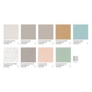 TRUE COLOR TALC TRATTI MOSAICO 30,5X30,5 - FAP CERAMICHE fTLS FAP CERAMICHE - 1