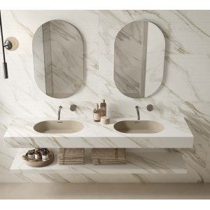 Mobile Bagno HABITAT DUO A Top scatolare con doppia vasca in acrilico ATLAS CONCORDE