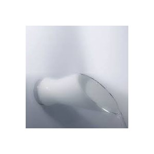 SOFFI Murano Glass Built-in basin spout All white/Chrome Bongio 60978CR44 BONGIO RUBINETTERIE - 1