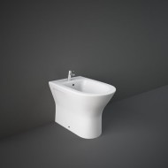 Wall flush bidet RESORT RIMLESS 55x36x40cm Rak Ceramics RAK CERAMICS - 1