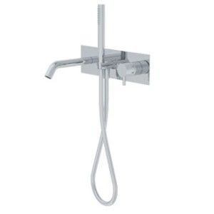 Diametro35 Inox Concrete Einhandmischer fuer Badewanne Ritmonio RITMONIO - 1