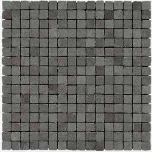 MK.WATERFR.N 30x30 Noir 30x30 Mosaique Naturel Structuré Matt - LEONARDO LEONARDO CERAMICA - 1